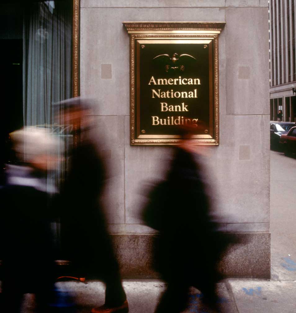 american-national-bank_sign_a.jpg Art Direction by: Bart Crosby, Crosby Associates